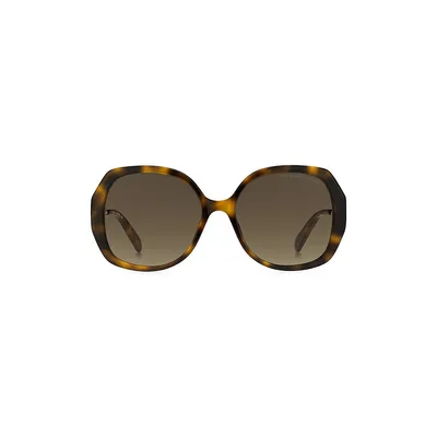 55 MM Oversized Sunglasses