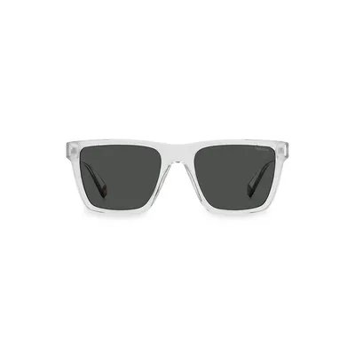 54MM Polarized Square Sunglasses