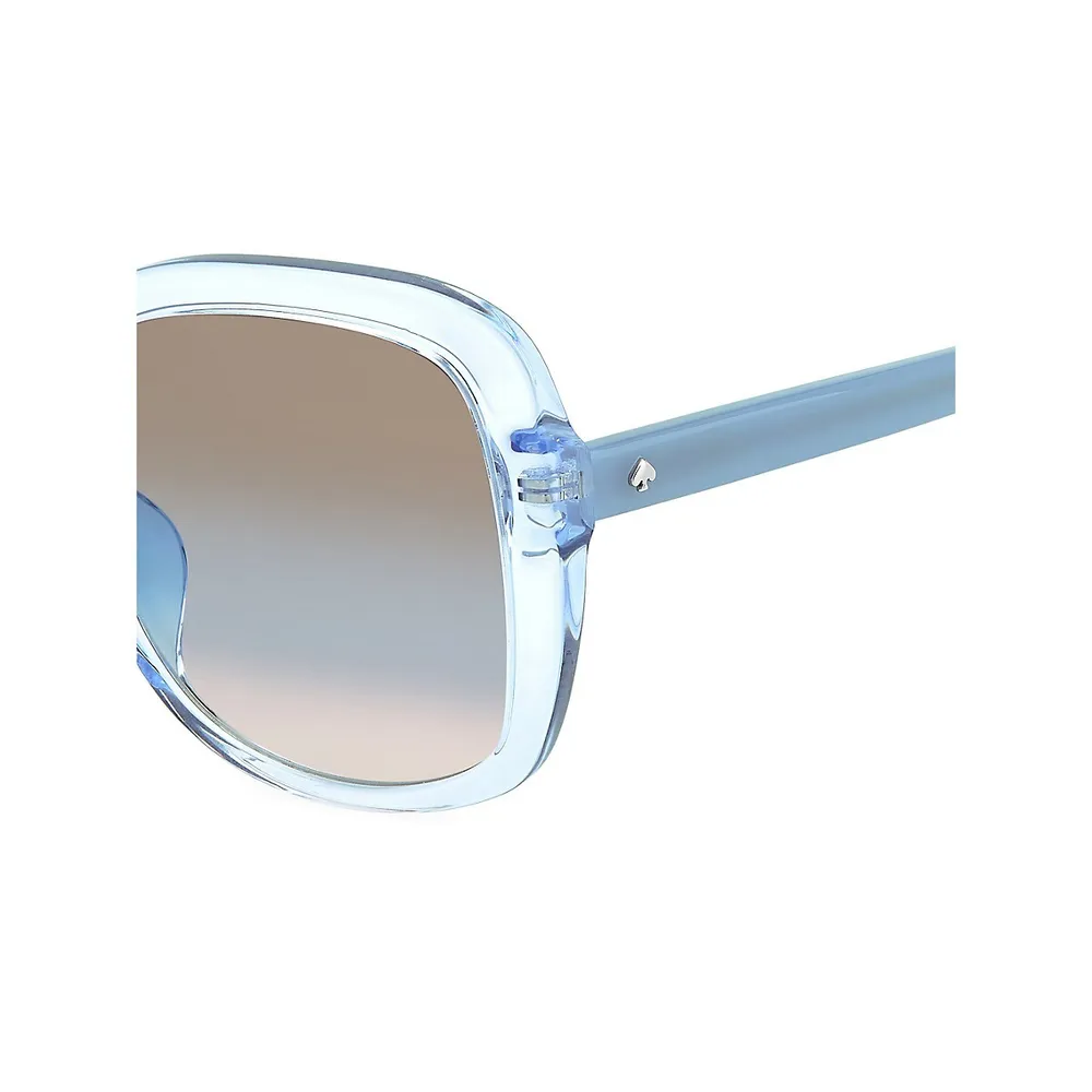 Wenona 56MM Square Sunglasses