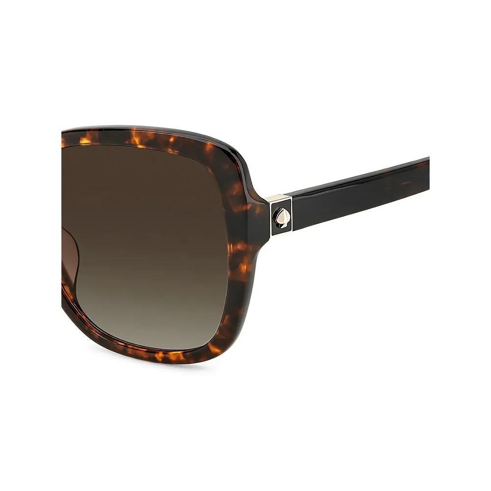 Wilhemina 55MM Square Sunglasses