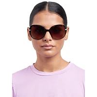 Taliyah 57MM Butterfly Sunglasses