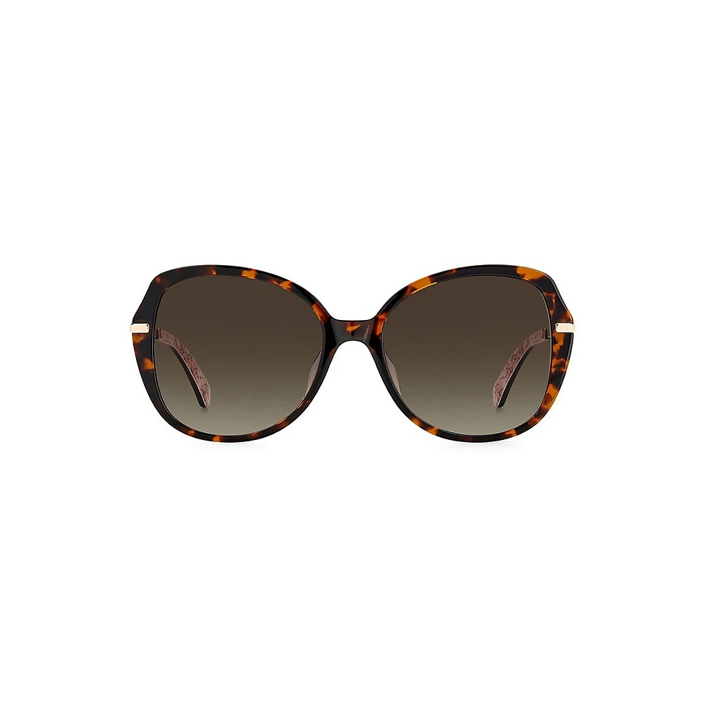 Taliyah 57MM Butterfly Sunglasses