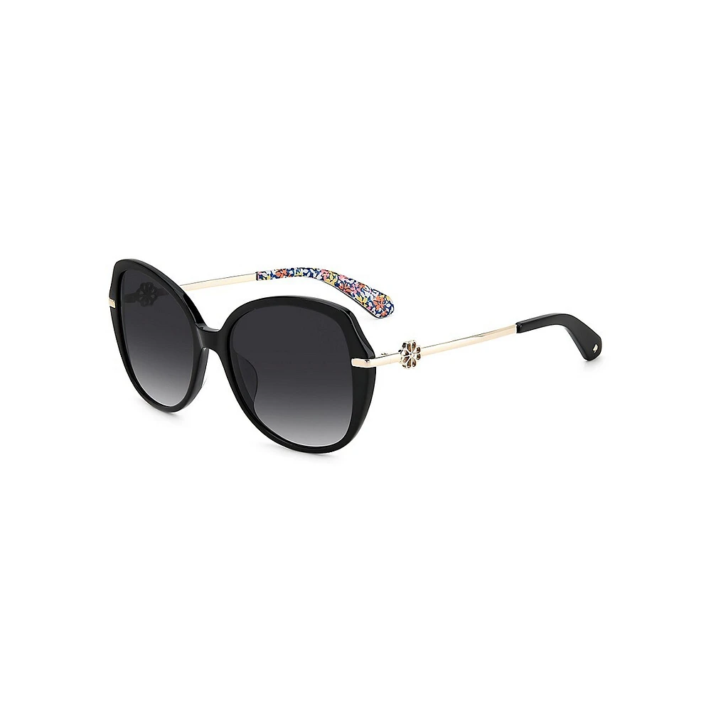 Taliyah 57MM Butterfly Sunglasses