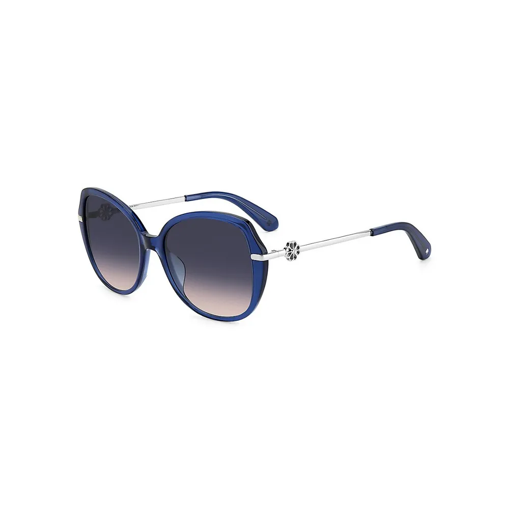 Taliyah 57MM Butterfly Sunglasses