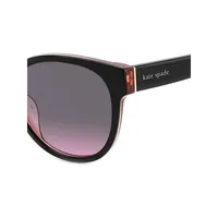 Nathalie 55MM Round Sunglasses