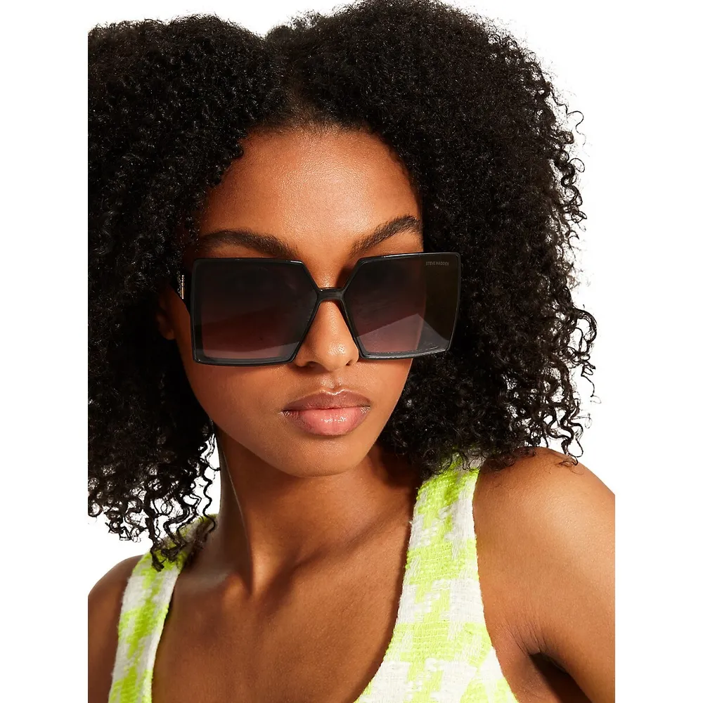 Deja 64MM Oversized Square Sunglasses