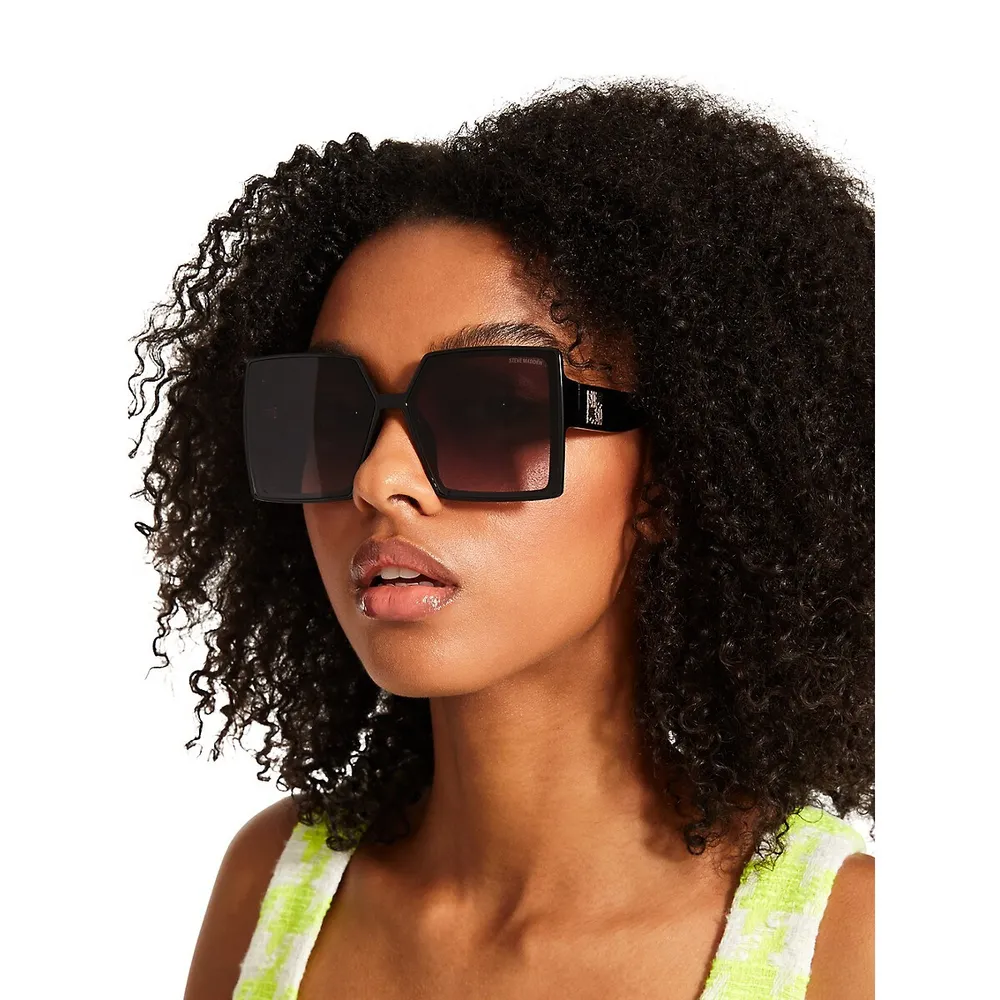 Deja 64MM Oversized Square Sunglasses