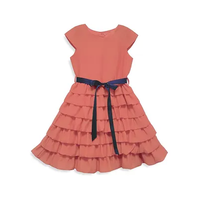 Little Girl's Audrey Tiered Dress