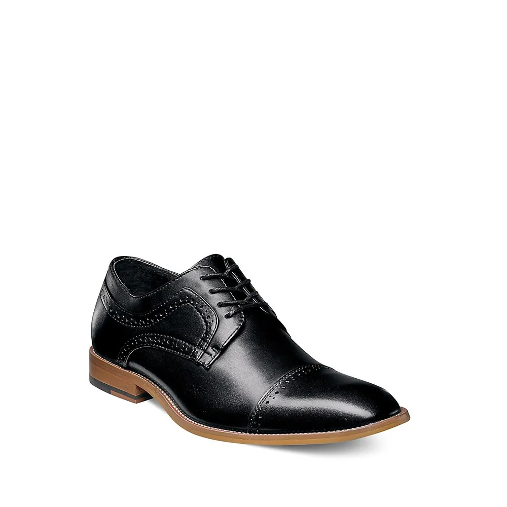 Dickinson Cap Toe Leather Oxfords