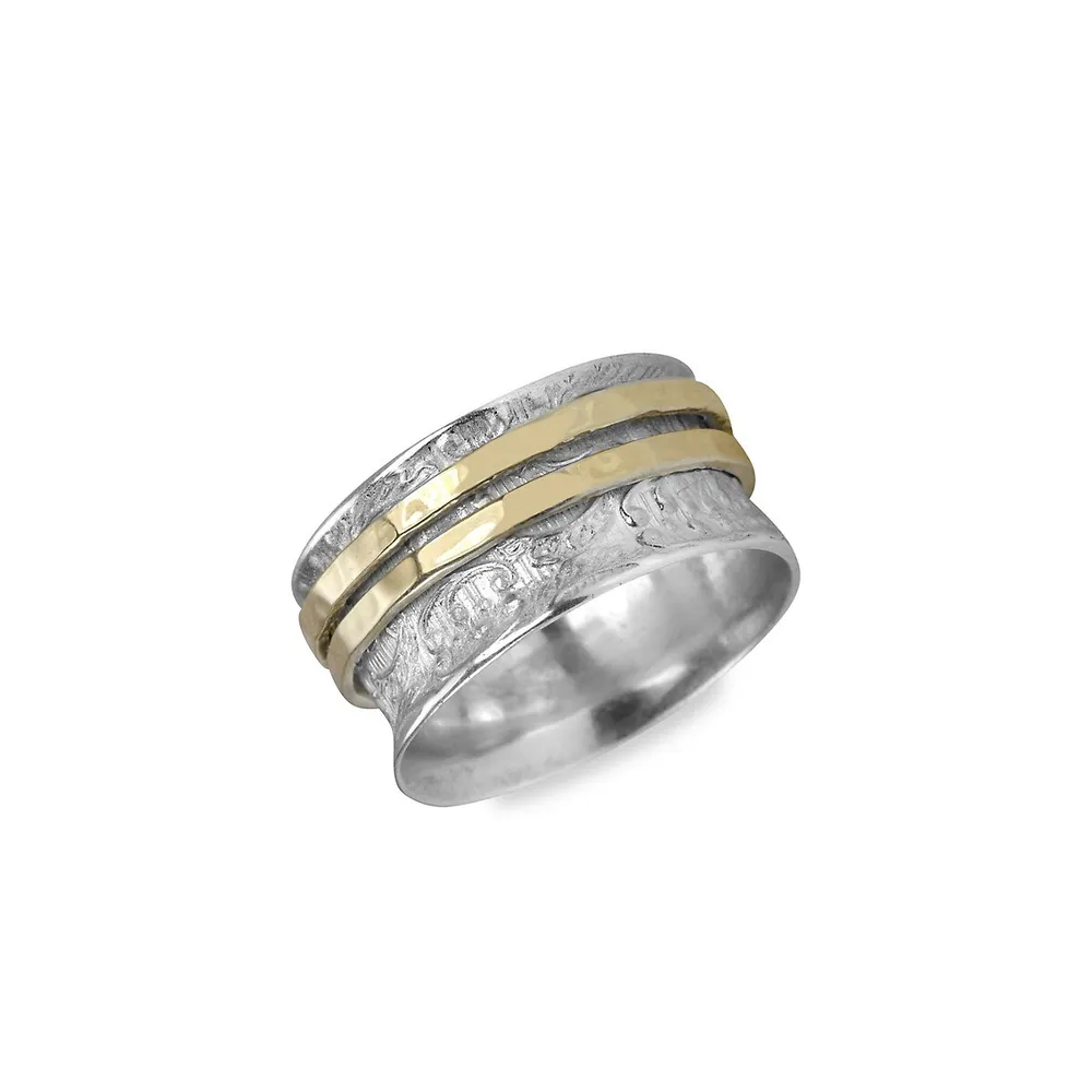 Aura Two-Tone Band Ring