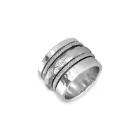 Serenity 925 Sterling Silver Courage Band Ring
