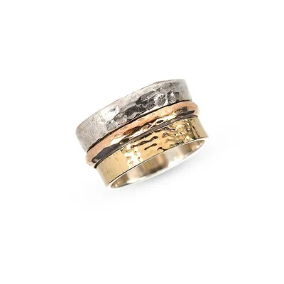 Journey Two-Tone Gold & Sterling Silver Ring