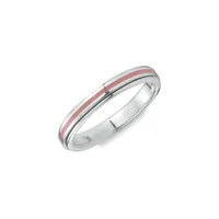 Stackable Spiritual Live 925 Sterling Silver Meditation Ring