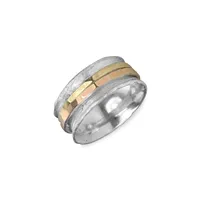 Touch Tri-Tone Band Ring
