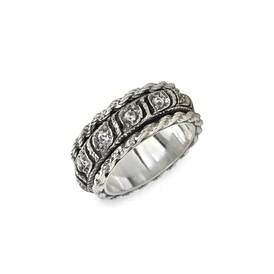 Eternal Jewel Twilight 925 Sterling Silver Band Ring