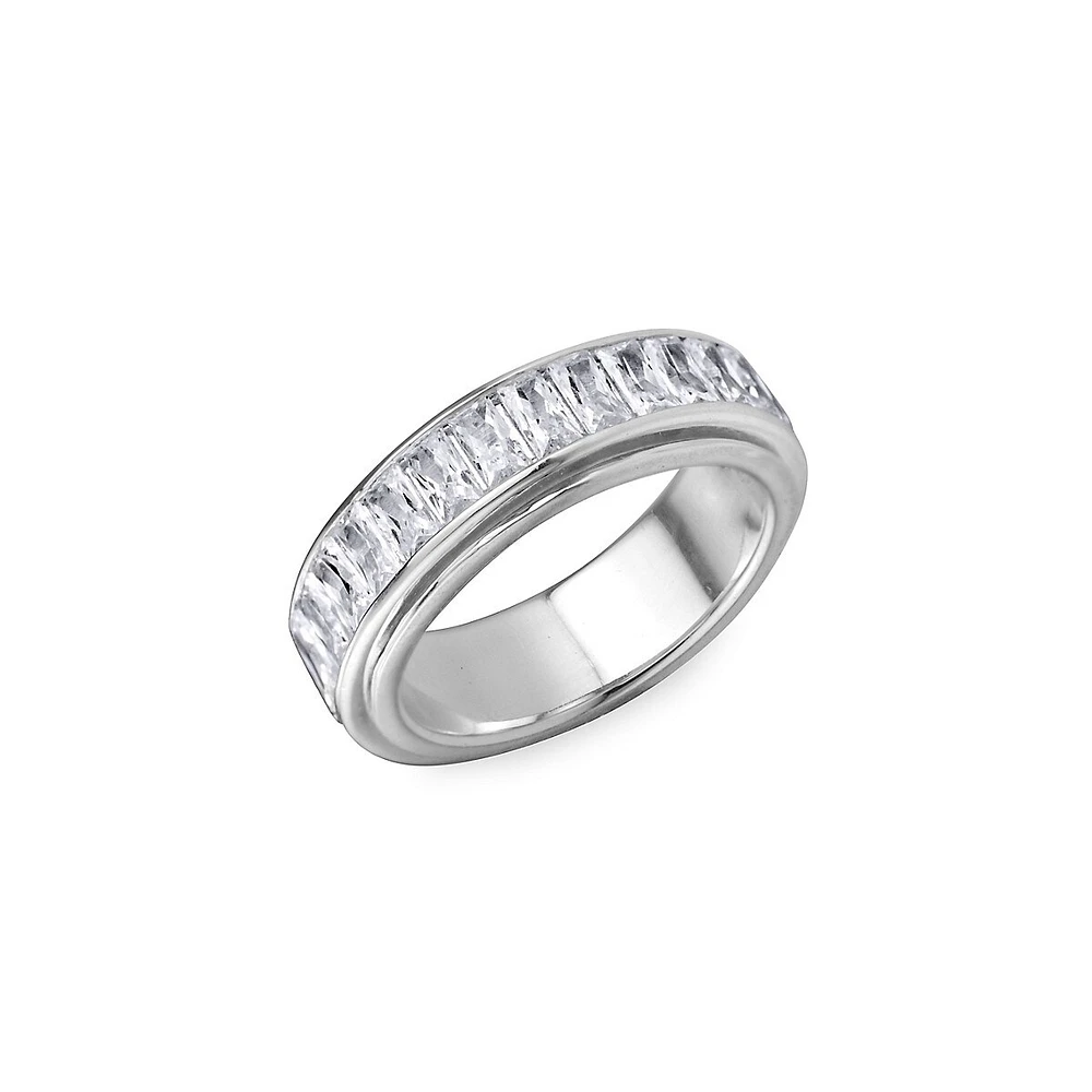 Bague Clarity en argent sterling 925 avec cristaux Eternal Jewel