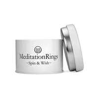 Stackable Spiritual Live 925 Sterling Silver Meditation Ring