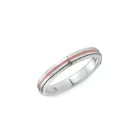 Stackable Spiritual Live 925 Sterling Silver Meditation Ring