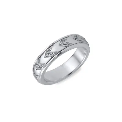 Serenity Satya Sterling Silver & Cubic Zirconia Ring