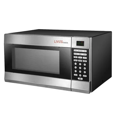 1.1 Cu.ft 1350w Countertop Microwave Oven With Led Lighting, Stainless Steel (output 900w)
