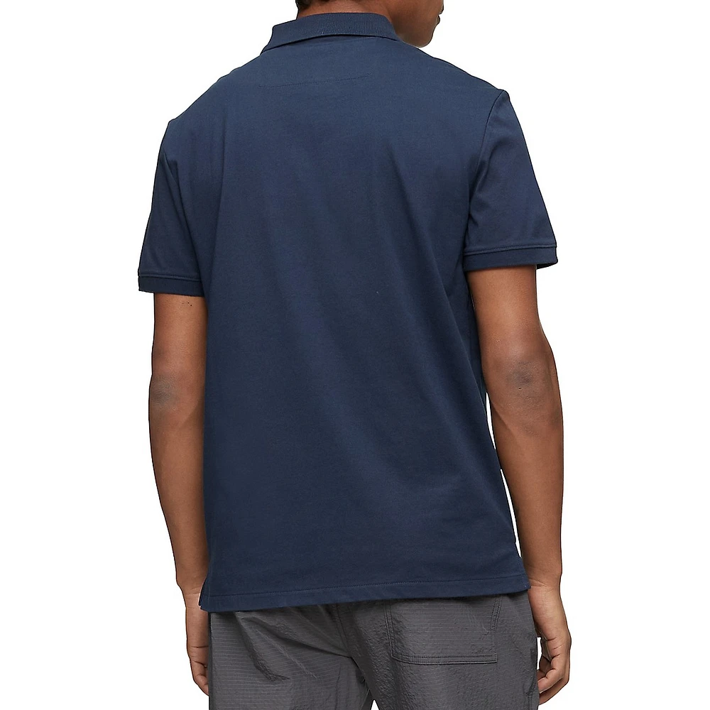 Smooth Monogram Logo Polo Shirt