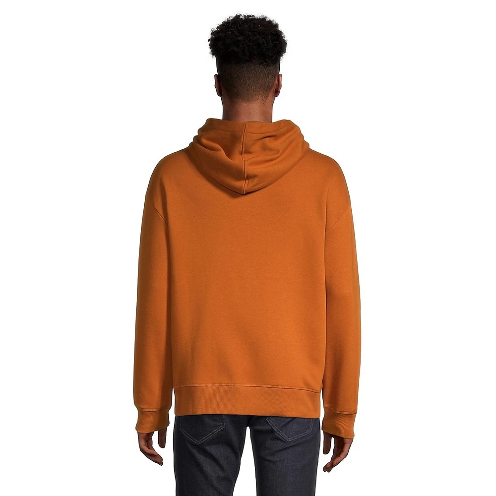 Relaxed-Fit Archive Logo Fleece Hoodie