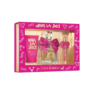 Ensemble-cadeau pour la Saint-Valentin eau de parfum Viva La Juicy, trois produits — Valeur de 189 $