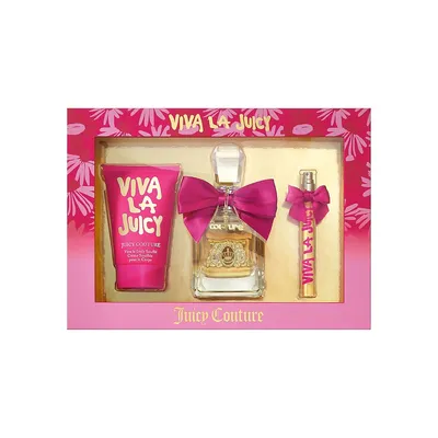 Ensemble cadeau parfums Juicy Couture Viva La Juicy trois produits, valeur de 192 $