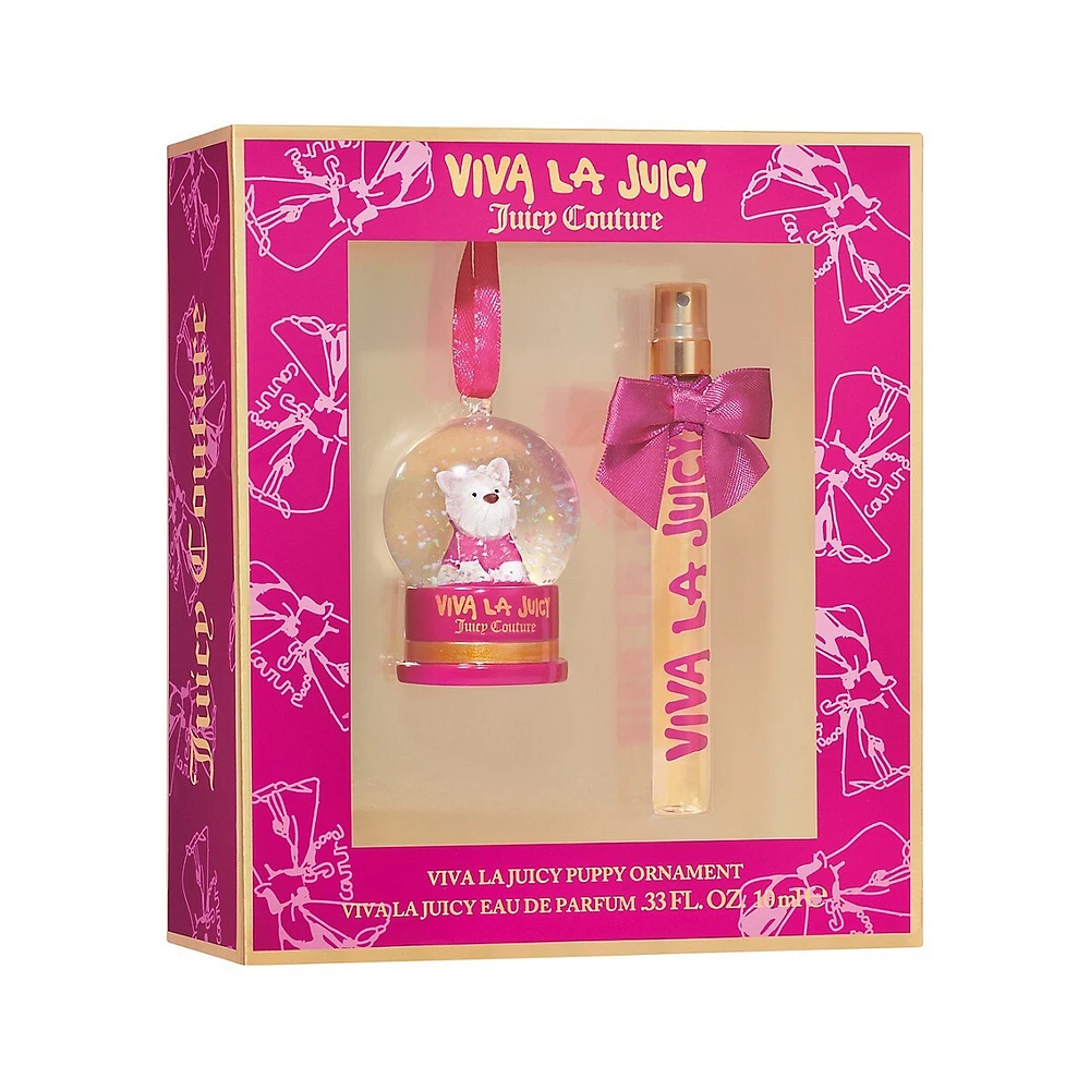 Viva La Juicy Holiday Ornament 2-Piece Set