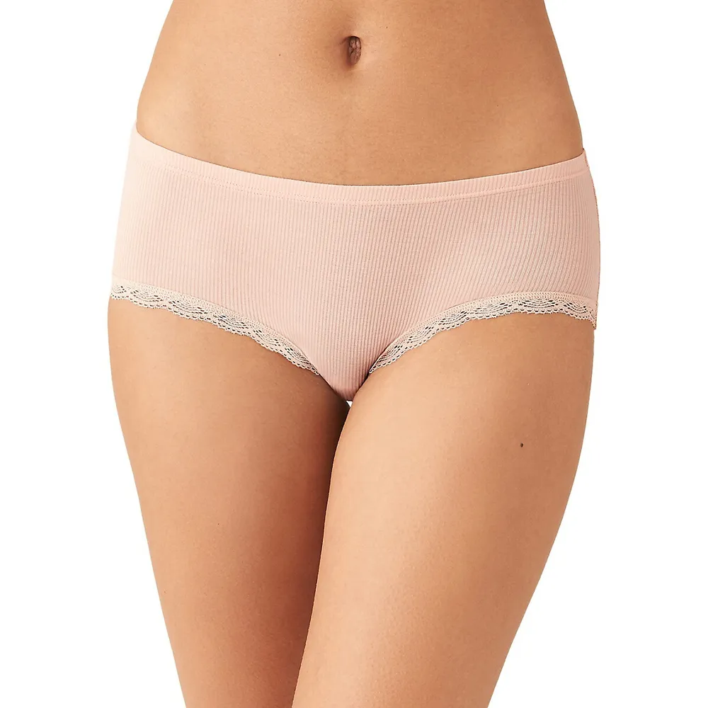 b.tempt'd by Wacoal Women's Lace Kiss Hipster Panty in Pink