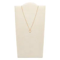Women's Drew Heart Rose Gold-tone Stainless Steel Necklace
