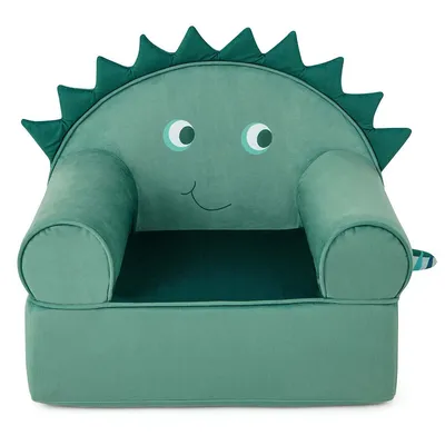 Kids Sofa Foam Filled Armchair Dinosaur Cuddly Toddler Couch With Washable Cover