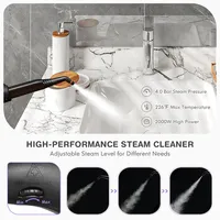 2000w Heavy Duty Steam Cleaner Mop Multi-purpose W/19 Accessories