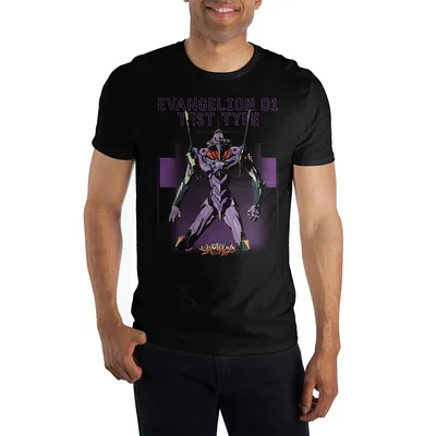 Neon Genesis Evangelion Eva Black T-shirt
