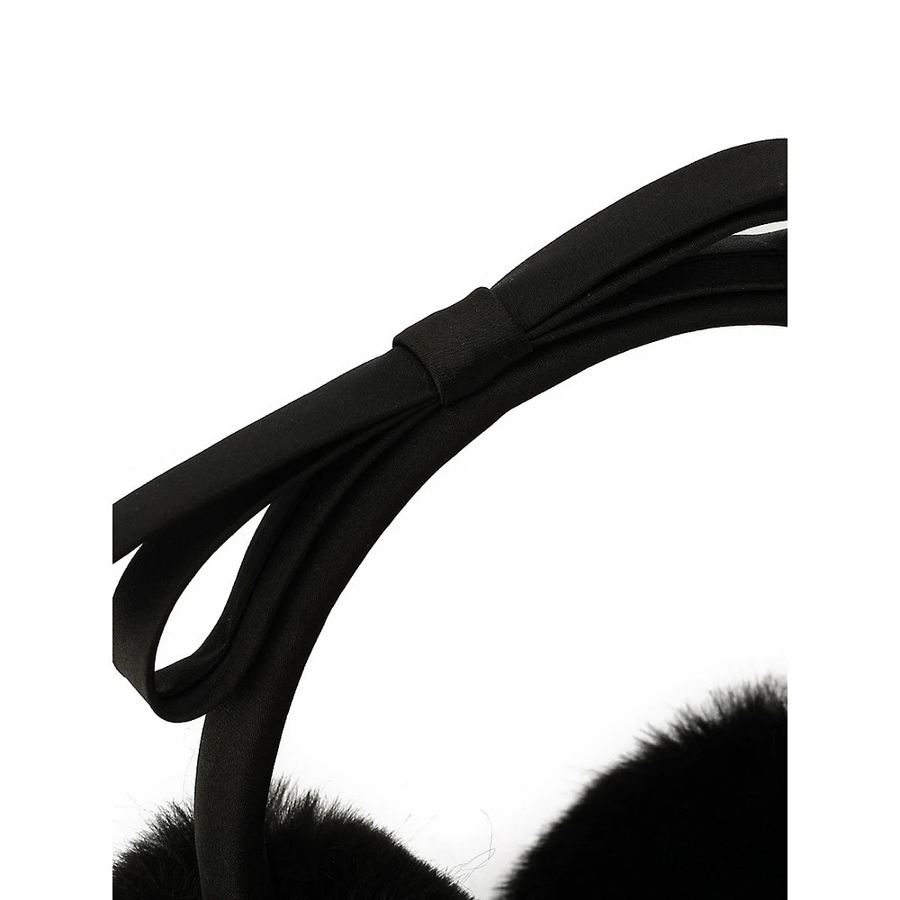 Shoelace Bow Earmuffs