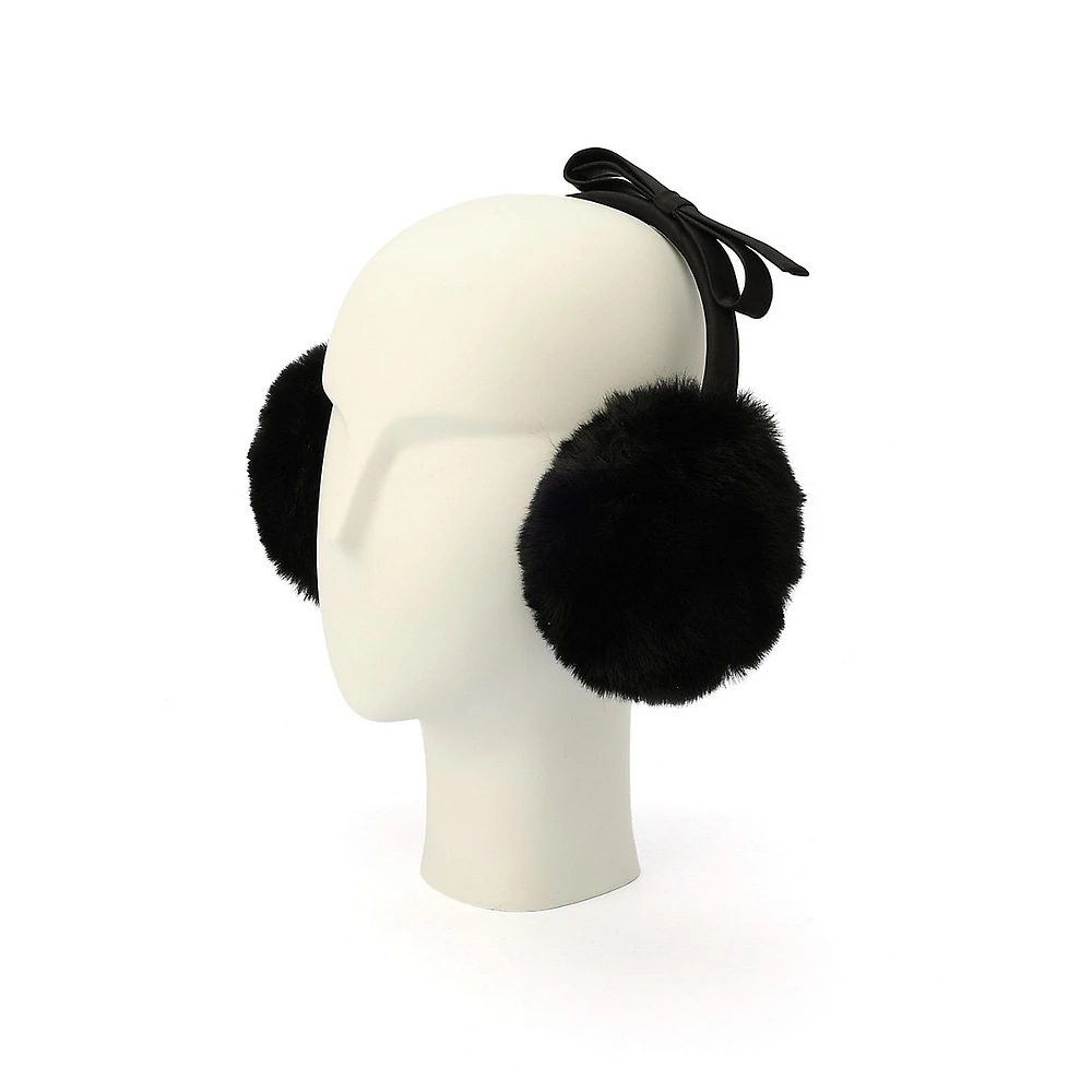 Shoelace Bow Earmuffs