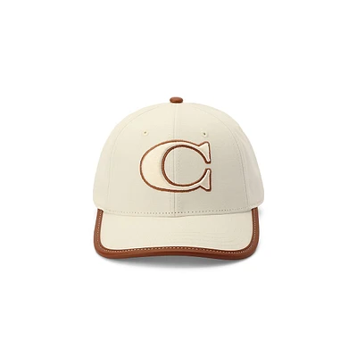 C Cotton Canvas Baseball Cap
