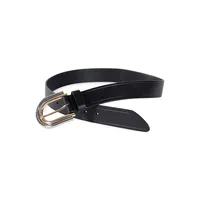 Two-Tone Leather Belt