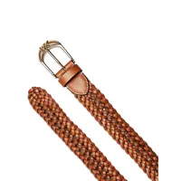 Woven Leather Belt