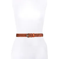 Woven Leather Belt