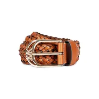 Woven Leather Belt