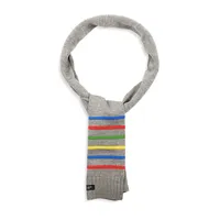 Modern Stripe Ottoman Knit Scarf