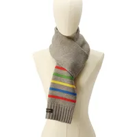 Modern Stripe Ottoman Knit Scarf