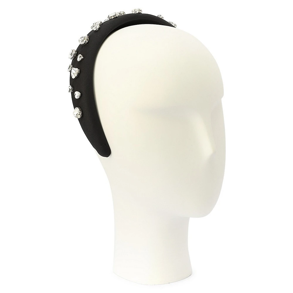 Diamante-Embellished Wide Headband