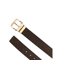 Women's Reversible Roller-Buckle Belt