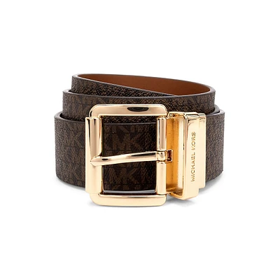 Women's Reversible Roller-Buckle Belt