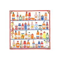 Hot Sauce Silk Square Scarf