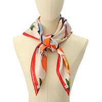 Hot Sauce Silk Square Scarf