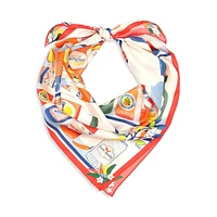 Hot Sauce Silk Square Scarf
