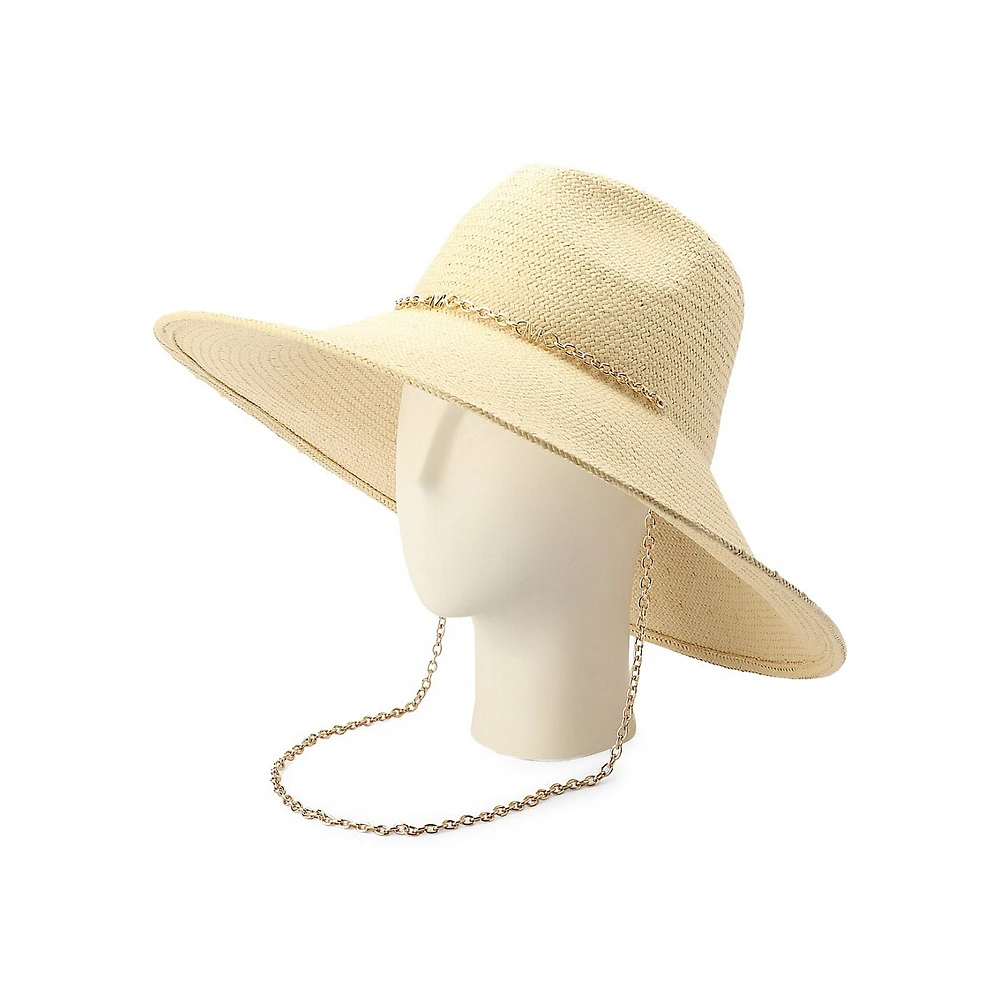 Long Brimmed Straw Hat